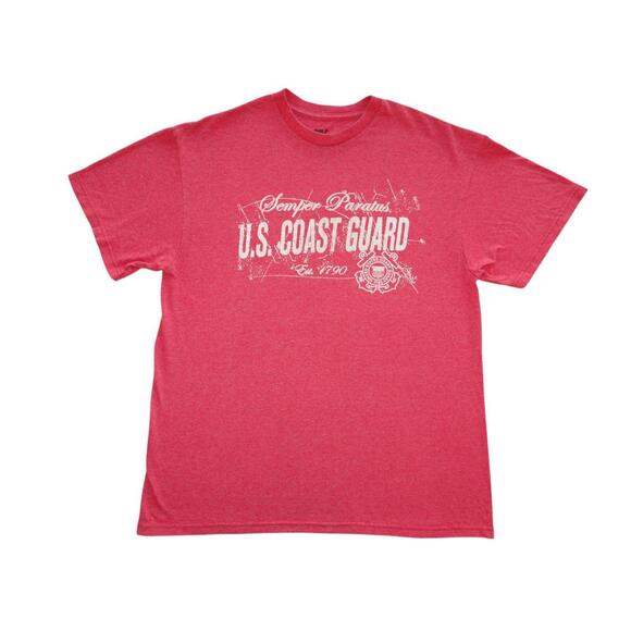 MV Sport Other - MV Sport U.S. Coast Guard Red Graphic T-Shirt Large